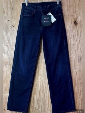 MOTHER Superior The Kick It Jeans NWT Tell It To The Pope $268